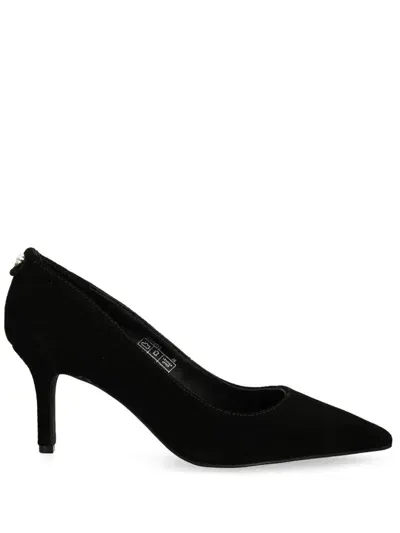 Hugo Boss 70mm Pointed-toe Suede Pumps In Black