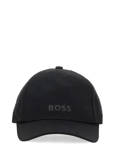 Hugo Boss Baseball Hat With Logo In Black