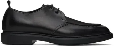 Hugo Boss Black Moc Toe Derbys In 001-black