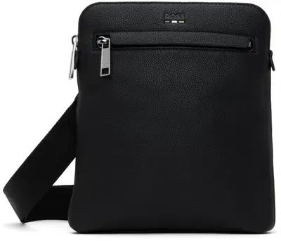 Hugo Boss Black Ray S Zip Pouch In 001-black