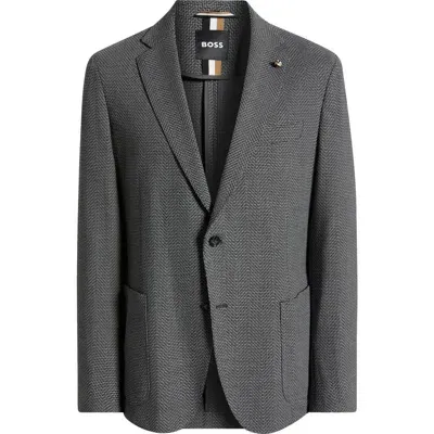 Hugo Boss Boss Hanry Sport Coat In Dark Grey