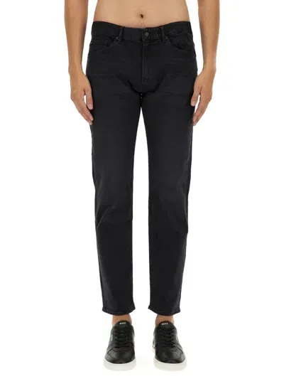 Hugo Boss Boss  Tapered Fit Jeans In Black