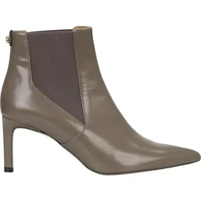 Hugo Boss Boss Janet Pointed Toe Chelsea Boot In Medium Brown