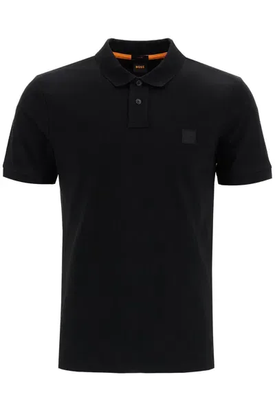 Hugo Boss Boss Slim Fit Passenger Polo Shirt In Black