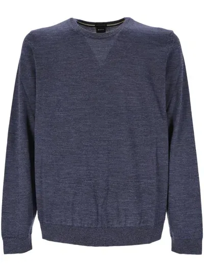 Hugo Boss Boss Sweaters In Bright Blue