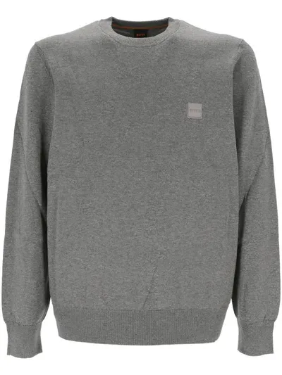 Hugo Boss Boss Sweaters In Light/pastel Grey