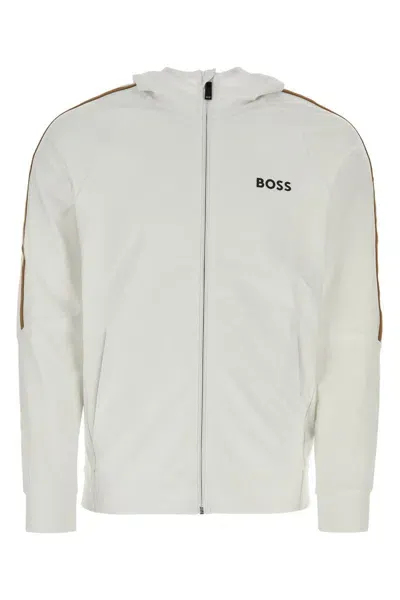 Hugo Boss Boss Sweatshirts In White