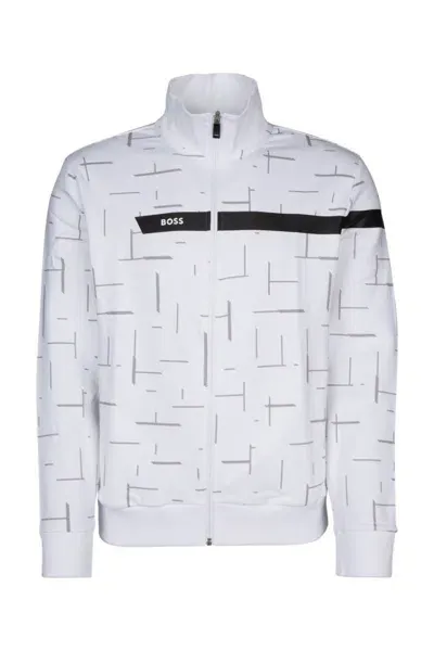 Hugo Boss Boss Sweatshirts In White