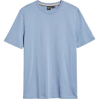 Hugo Boss Boss Thompson Solid T-shirt In Blue