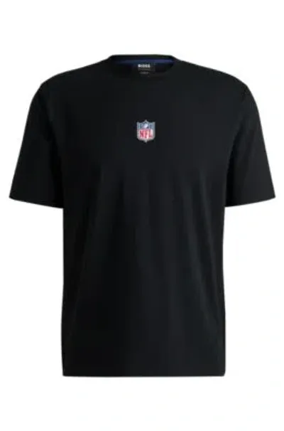 Hugo Boss Boss X Nfl Stretch-cotton T-shirt With Special Branding In Nfl Generic