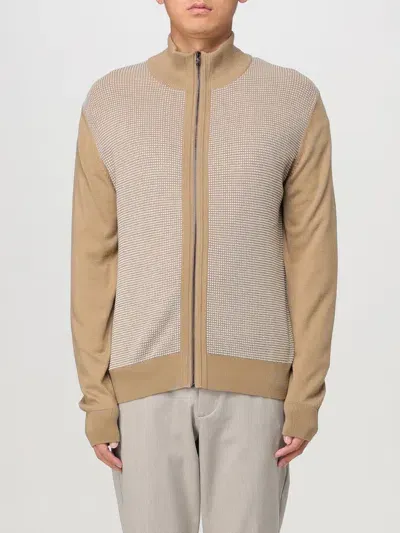 Hugo Boss Cardigan Boss Men Color Beige