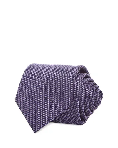 Hugo Boss Classic Grid Tie In Open Purple