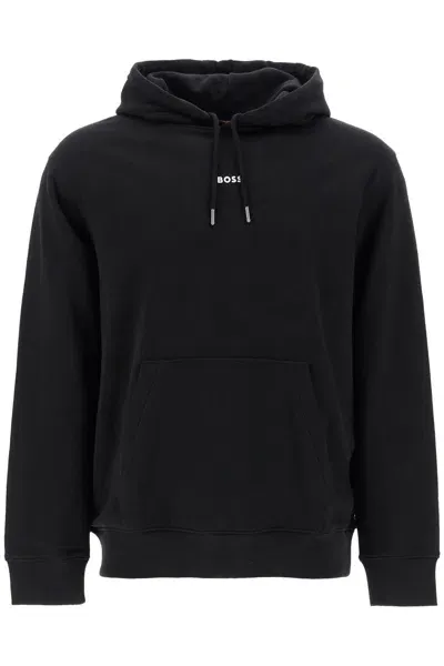 Hugo Boss Sweatshirt With Logo In Black