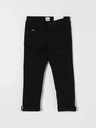 Hugo Boss Jeans Boss Kids Color Black In Schwarz