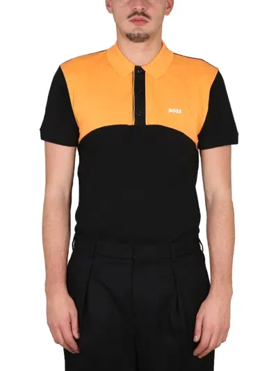 Hugo Boss Polo With Logo In Black