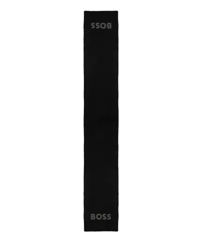 Hugo Boss "elio" Scarf In Black