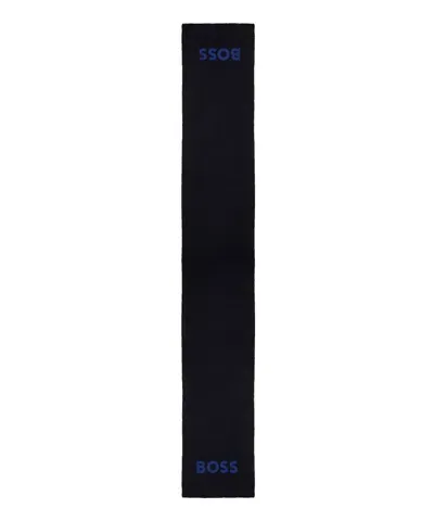 Hugo Boss Scarf In Blue