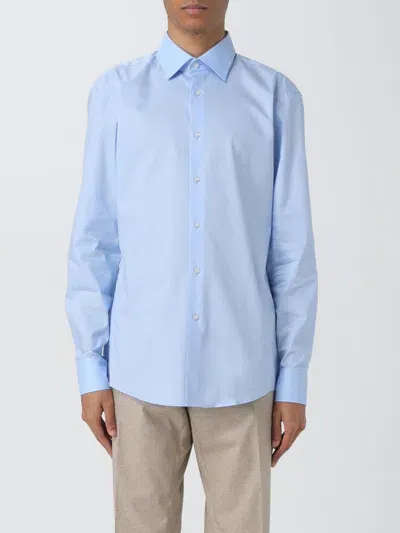 Hugo Boss Shirt Boss Men Color Gnawed Blue