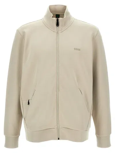 Hugo Boss Skaz Sweatshirt In Beige