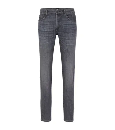 Hugo Boss Slim-fit Jeans In Grey