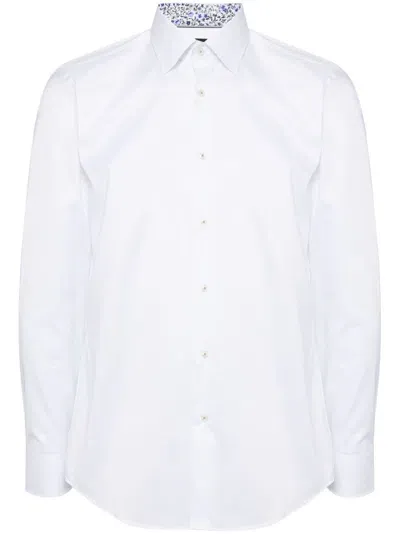 Hugo Boss Slim-fit Shirt In White