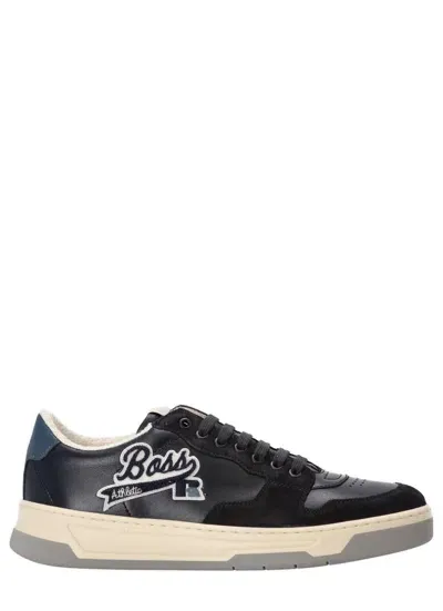 Hugo Boss Sneakers In Dark Blue