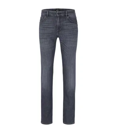 Hugo Boss Straight Jeans In Grey