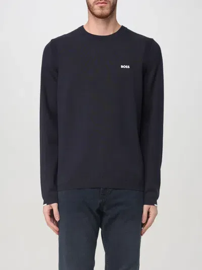 Hugo Boss Sweatshirt Boss Men Color Blue In Blau