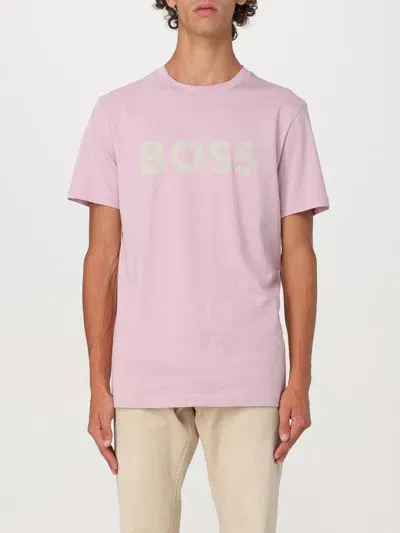 Hugo Boss T-shirt Boss Men Color Pink