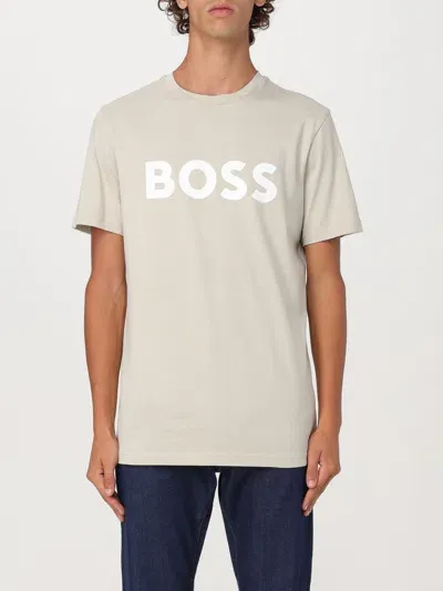 Hugo Boss T-shirt Boss Men Color Sand