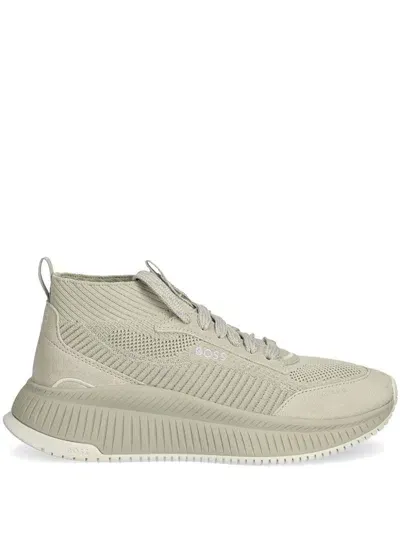 Hugo Boss Ttnm Evo Trainers In Neutrals