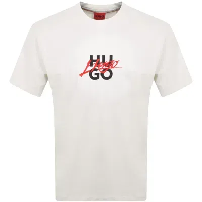 Hugo Dlongny T Shirt White