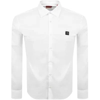 Hugo Long Sleeved Ermo Shirt White