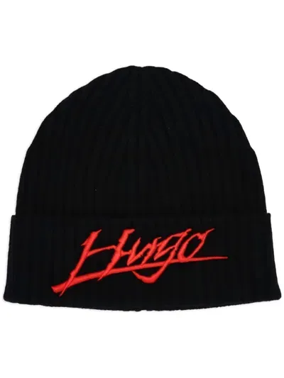 Hugo Xilla Beanie In Black