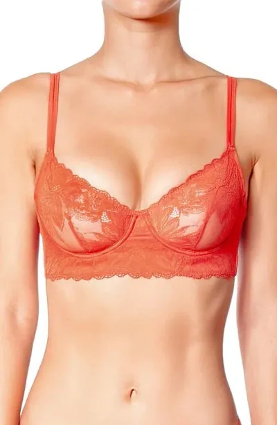 Huit Brandy Underwire Bra In Brick