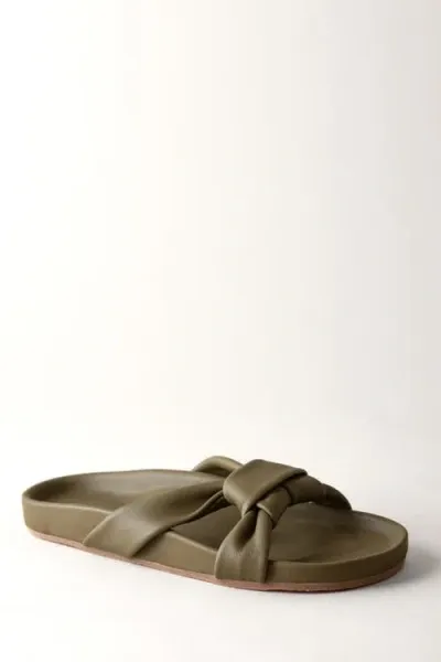 Huma Blanco Cassie Slide Sandal In Olive