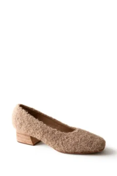 Huma Blanco Luisa Pump In Oatmeal Alpaca