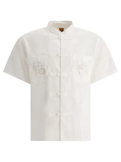 Human Made China Shirts In White