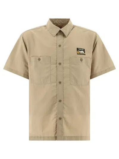 Human Made Nylon Shirt In Beige