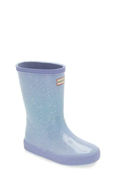 Hunter Unisex Kids First Giant Glitter Rain Boots - Toddler, Little Kid In Medium Purple