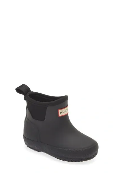 Hunter Kids' Original Waterproof Chelsea Rain Boot In Black/black/black