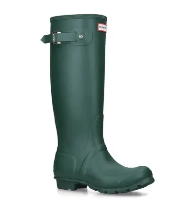 Hunter Original Tall Welly Boots In Green