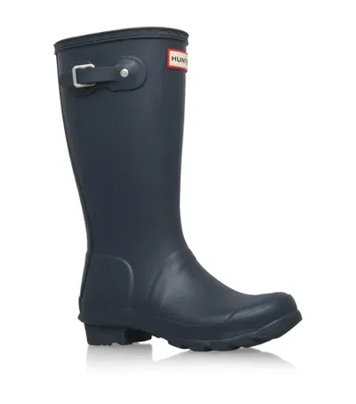 Hunter Kids' Original Wellington Boots In Navy