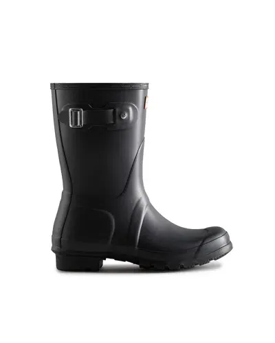 Hunter Original Short Wellington Boot Black In Blk