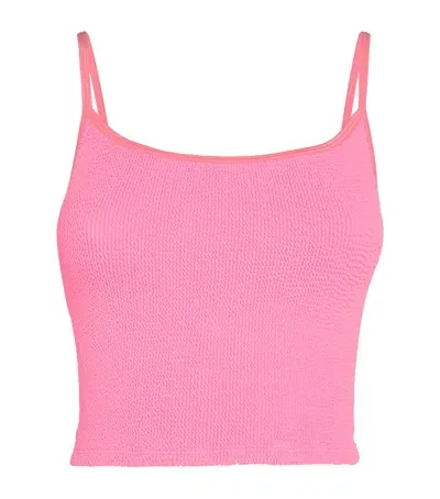 Hunza G Brandy Cami Top In Pink