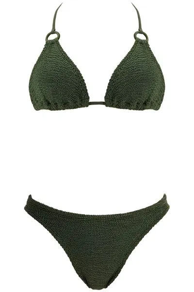 Hunza G . Eva Bikini Set For In Green