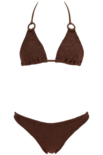 Hunza G Eva Bikini Set For In Brown