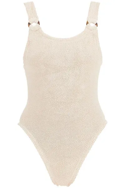 Hunza G Full-body Domino Swimsuit In Neutro