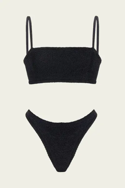 Hunza G Gigi Bikini Set In Black