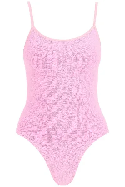 Hunza G Petra One-piece Swims In Pink